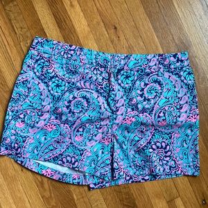 Cambridge Dry Goods paisley print shorts size 10
